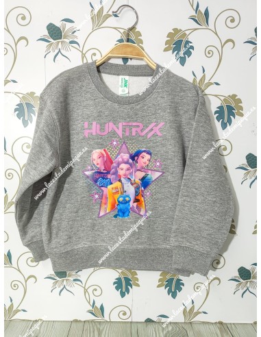 Sudadera Gris K-Pop Demon Hunters