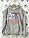 Sudadera Gris Capucha Strangers Things