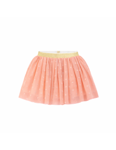 Falda Rosa Tul Topos Newness