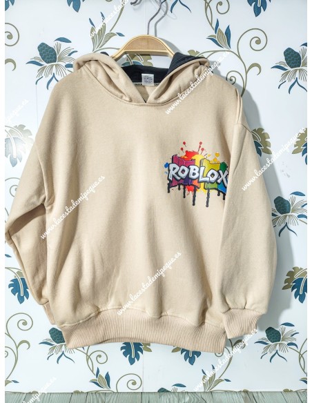 Sudadera Roblox Camel-Negro
