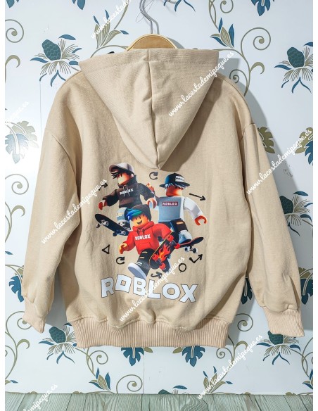 Sudadera Roblox Camel-Negro
