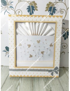 Juego Sábanas Cuna Disney Blanco-Beige