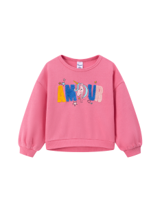 Sudadera Rosa Amour Unicornio Newness