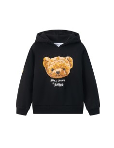 Sudadera Entretiempo Negra Oso Newness