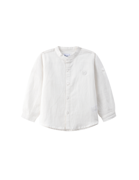 Camisa Lino Beige Mao Newness