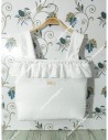Bolso Pocket Plumeti Blanco Volantito
