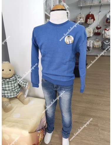 Sudadera Azul Morsa Newness