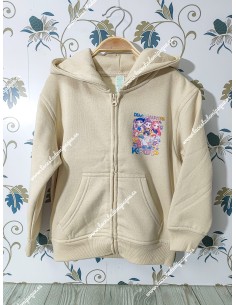 Sudadera Capucha Vainilla Básica K-Pop