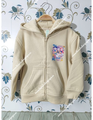 Sudadera Capucha Vainilla Básica K-Pop