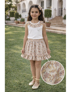 Conjunto Gasa Flores Brilli Alma