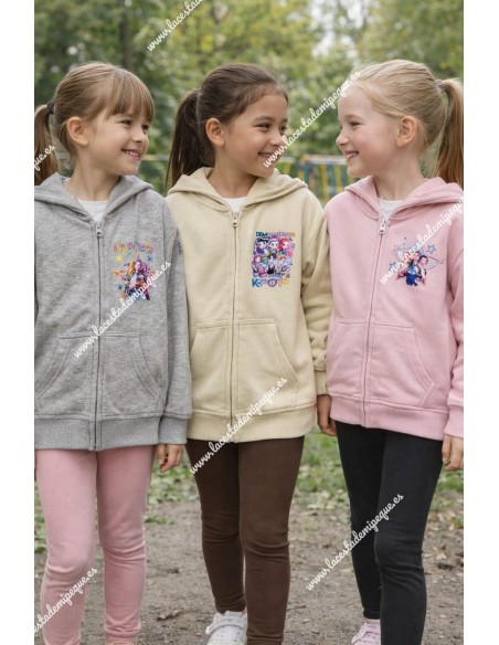 Sudadera Capucha rosa Básica K-Pop