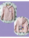 Sudadera Capucha rosa Básica K-Pop con nombre