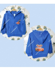 Sudadera Capucha Azul Básica Entretiempo