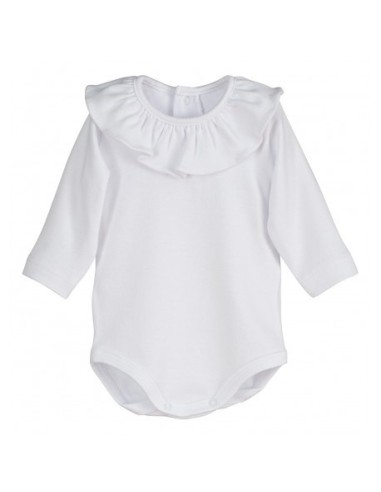 Body Cuello Volante Titán Elas Calamaro Blanco M/L
