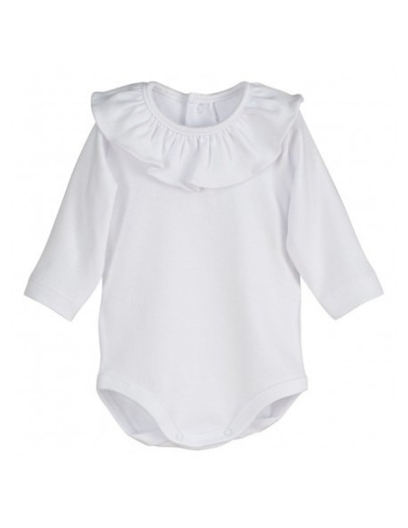 Body Cuello Volante Titán Elas Calamaro Blanco M/L