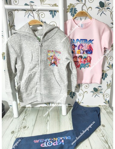 Sudadera Capucha gris Básica K-Pop