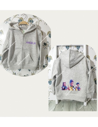 Sudadera Capucha gris Básica K-Pop con nombre