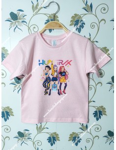 Camiseta M/C rosa Básica