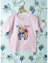 Camiseta M/C rosa Básica