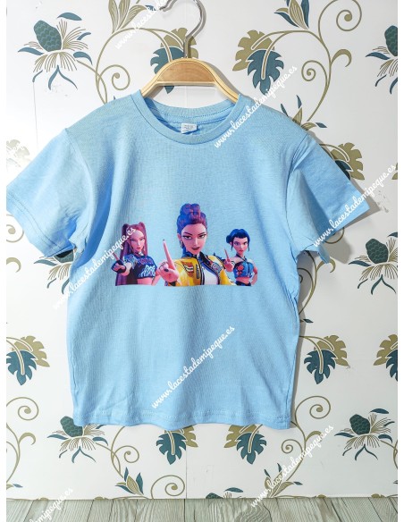 Camiseta M/C celeste Básica