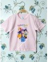 Camiseta M/C rosa Básica