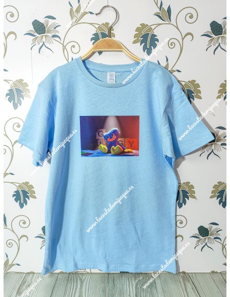 Camiseta M/C Celeste Básica