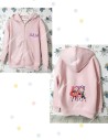 Sudadera Capucha rosa Básica K-Pop con nombre