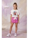 Conjunto Falda Pantalón Huntrix Lavanda