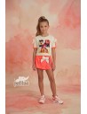 Conjunto Falda Pantalón Huntrix Coral