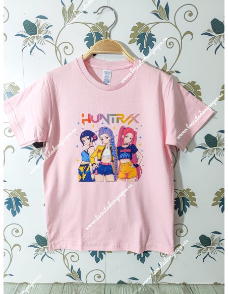 Camiseta M/C rosa Básica