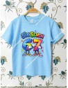 Camiseta M/C Básica celeste