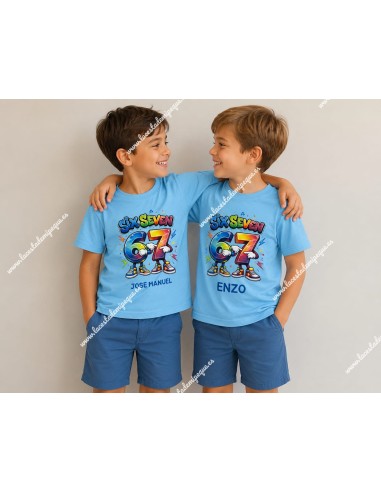 Camiseta M/C Básica celeste
