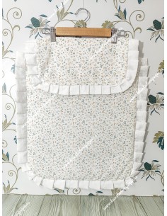 Colcha Capazo Universal Flores Camel