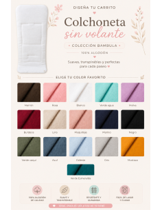 Funda Universal Silla Paseo Bambula Colores Basic