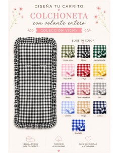 Funda Universal Silla Paseo Vichy Cuadros-M Volante Entero
