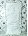 Funda Universal Plumeti Blanco Volante alrededor flores camel