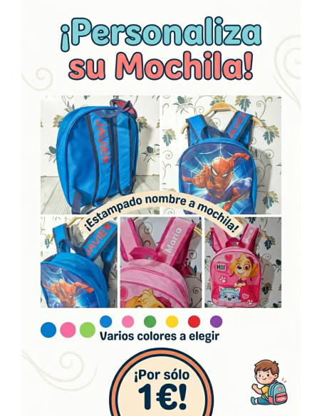 Mochila Minnie Mouse Rosa