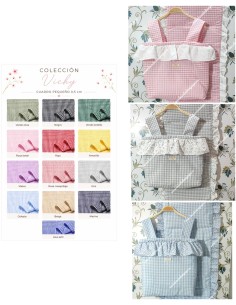 Bolso Cremallera Vichy Cuadro Pequeño