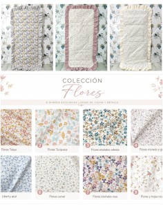 Funda Universal Silla Paseo Flores Liberty Volante Entero Waffle