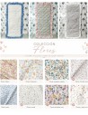 Funda Universal Silla Paseo Flores Liberty Volante Entero Bambula