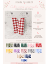 Funda Cubre Arnés Universal Vichy Cuadro mediano Colores
