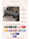 Funda Barrera Universal Vichy Cuadro Pequeño Colores