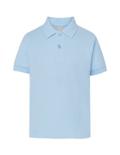Polo Unisex Manga Corta Celeste