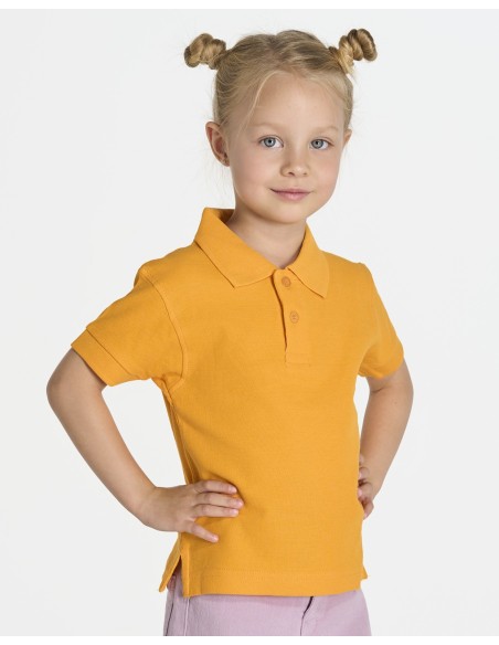 Polo Unisex Manga Corta Celeste