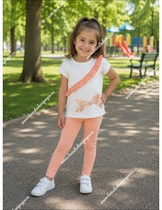 Conjunto Leggings Sirena Coral