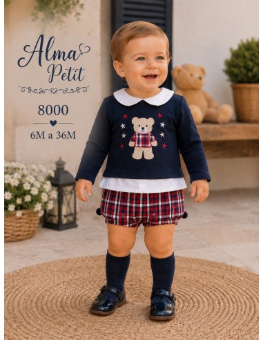 Conjunto Pololo Marino Osito Alma