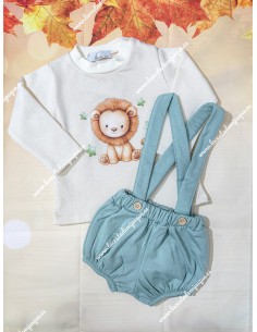 Conjunto Pololo y Sudadera León Verde