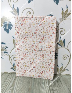 Porta-Documentos Flores y Hojas Rosa