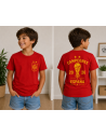 Camiseta M/C Roja España Campeones Niño (Escudo)