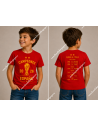 Camiseta M/C Roja España Campeones Niño